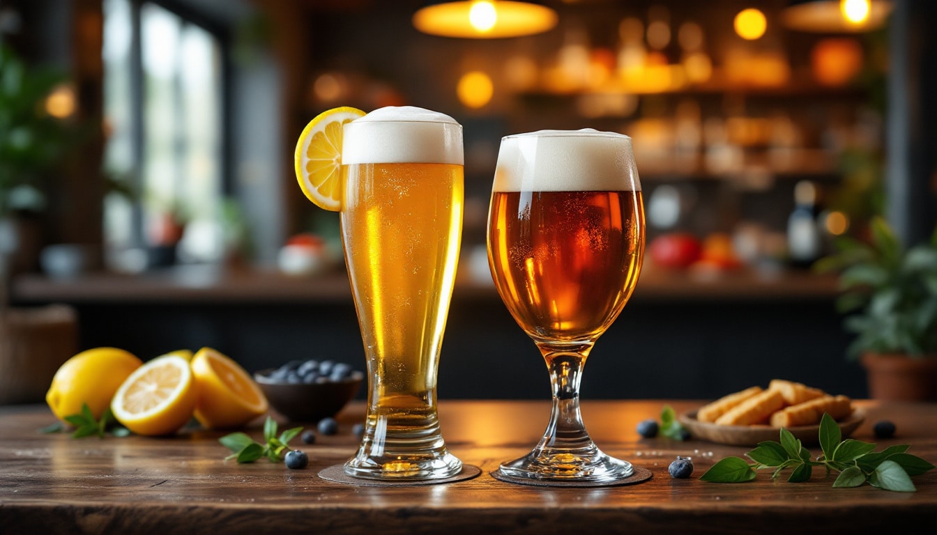 découvrez les saveurs uniques des bières blondes et des ipa dans notre guide ultime. apprenez à distinguer ces deux styles et trouvez celui qui saura ravir vos papilles. que vous soyez amateur de douceur ou de sensations houblonnées, votre bière idéale vous attend !