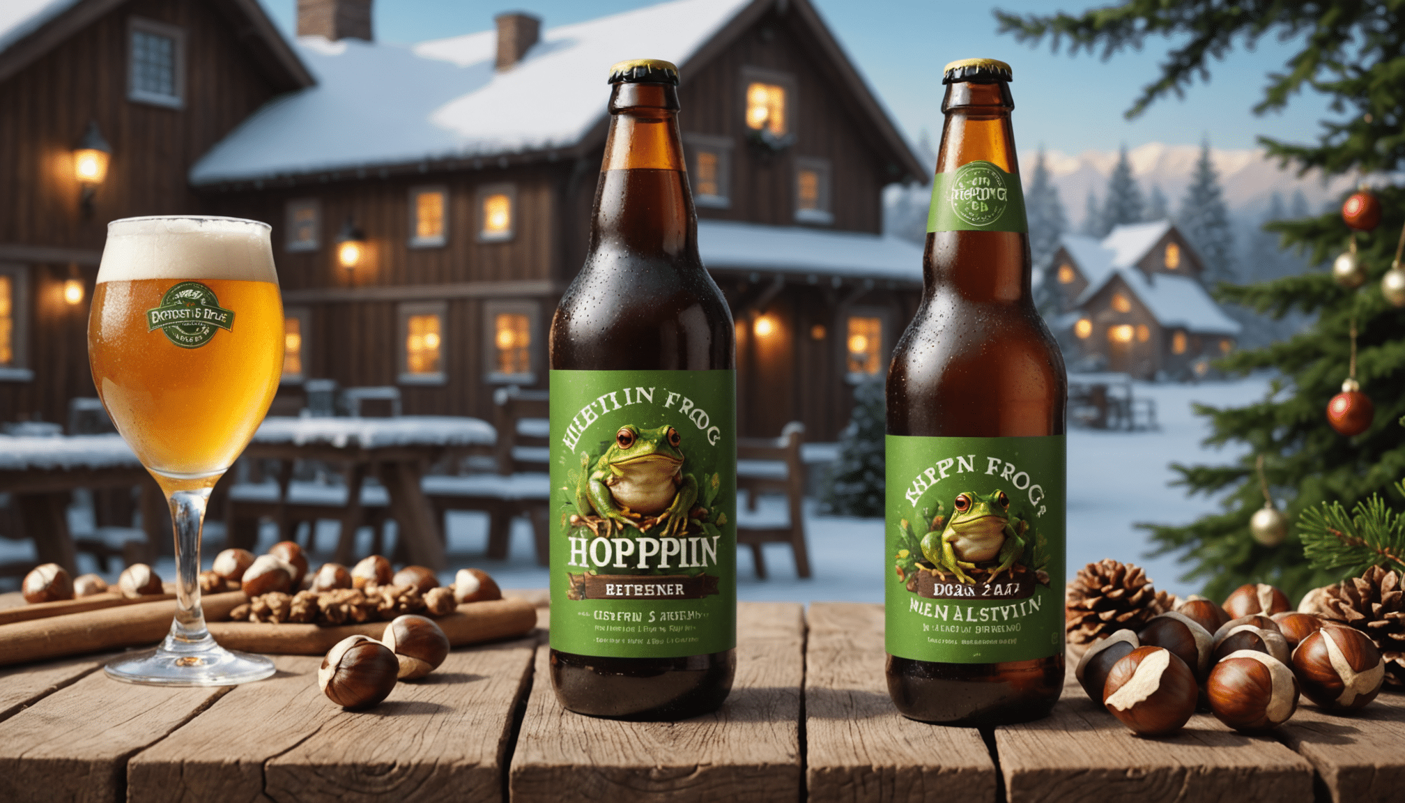 découvrez le jour 14 de notre calendrier de la bière de l'avent 2024 avec la délicieuse bière hiver aux marrons grillés de hoppin' frog brewery. une expérience réconfortante qui réchauffe le cœur pendant les fêtes, à déguster sans modération.