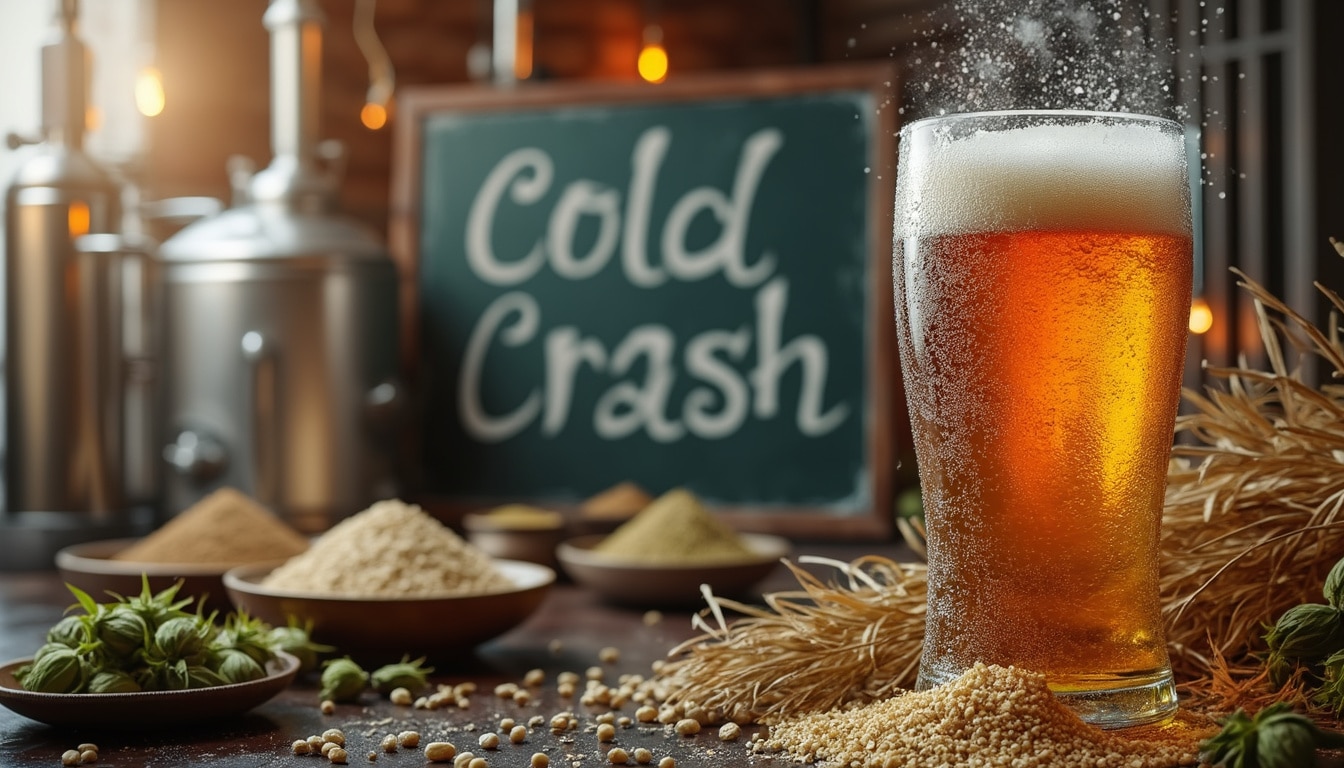 découvrez tout sur le cold crash, une étape cruciale du processus de brassage de la bière. apprenez sa définition et son importance pour optimiser la clarté et la saveur de vos breuvages. plongez dans l'univers de la bière artisanale et améliorez vos techniques de brassage.