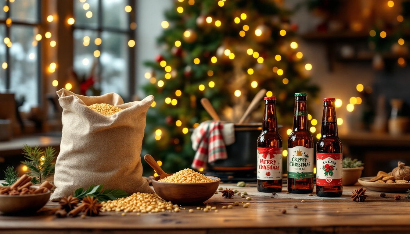 découvrez notre délicieuse recette de bière de noël maison, parfaite pour les fêtes ! préparez-vous à savourer des arômes épicés et une ambiance chaleureuse grâce à cette infusion festive qui ravira vos convives. suivez nos étapes simples et faites briller votre table avec cette boisson artisanale.