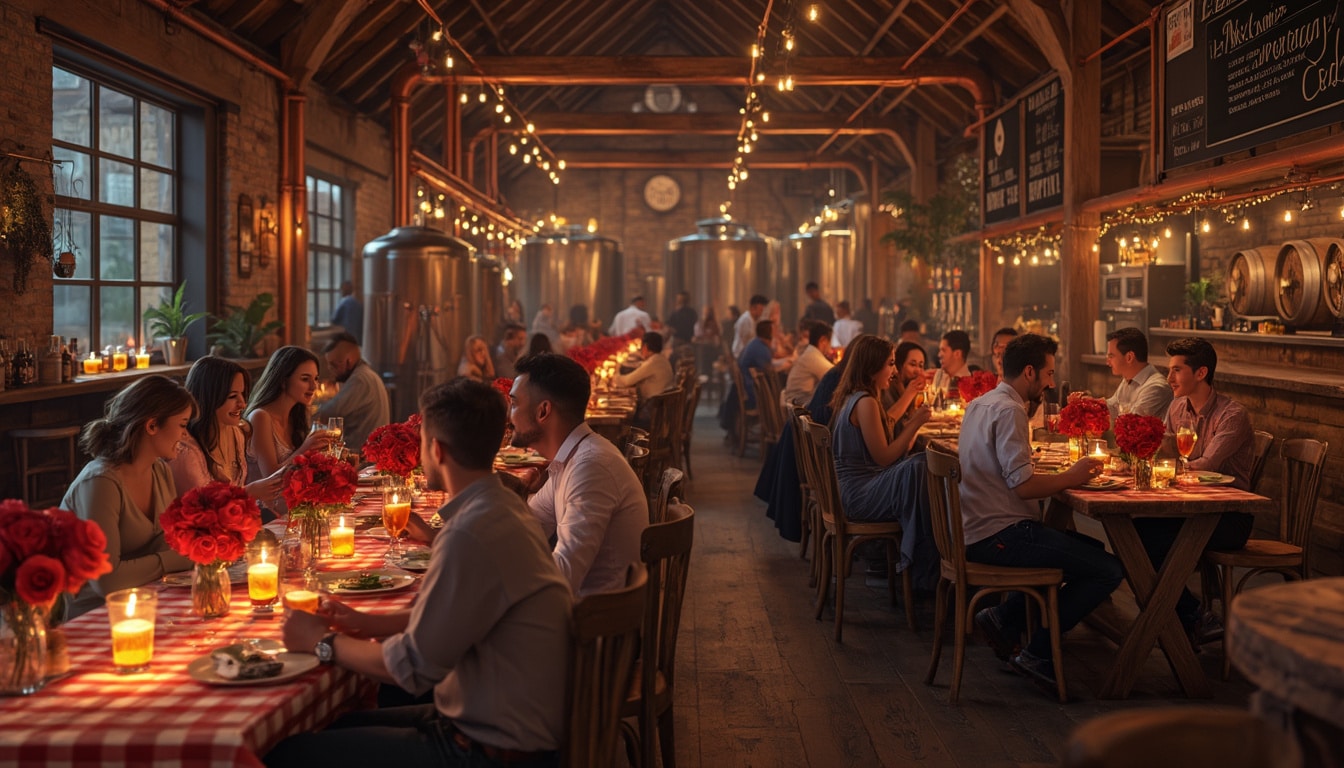 découvrez les brasseries qui célèbrent la saint-valentin avec des repas romantiques et des événements festifs. profitez d'une ambiance chaleureuse et savourez des mets délicats pour une soirée inoubliable en amoureux.