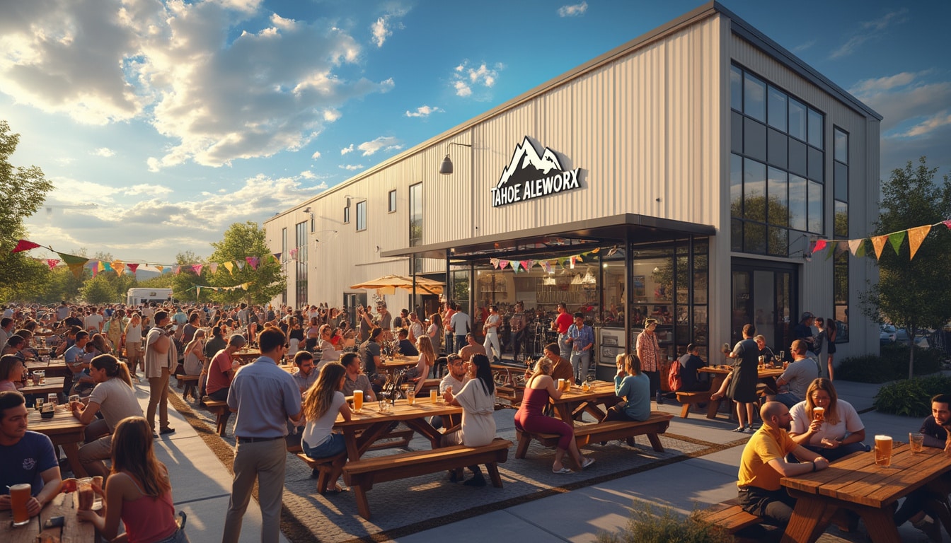 découvrez la nouvelle brasserie lake tahoe aleworx dans le quartier des brasseries de reno, un lieu incontournable pour les amateurs de bière artisanale. profitez d'une ambiance conviviale, de bières innovantes et d'événements captivants qui célèbrent la passion de la brasserie.