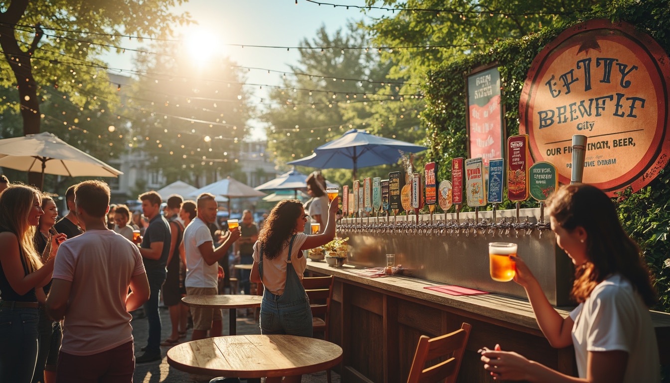 rejoignez-nous le 31 mai pour le capital city brewfest, une expérience unique de dégustation de bières artisanales, accompagnée de délices gastronomiques, de musique live et bien plus encore. ne manquez pas cette opportunité de célébrer les saveurs et l'animation de notre ville!