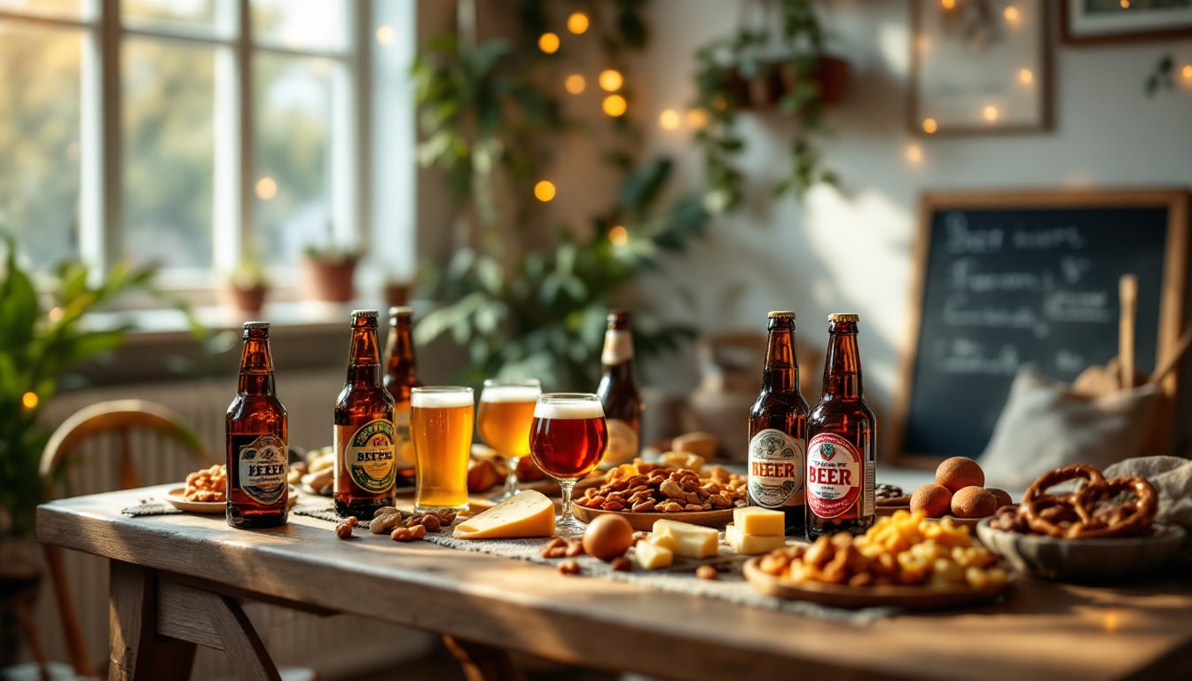 découvrez comment organiser une soirée dégustation de bières mémorable chez vous avec notre guide pratique. conseils sur le choix des bières, accompagnements, décoration et ambiance pour séduire vos invités. transformez votre salon en brasserie et savourez un moment convivial autour de la bière!