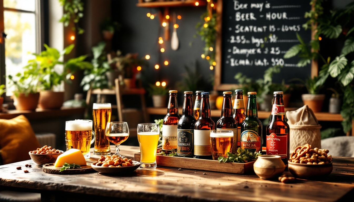 découvrez comment organiser une soirée dégustation de bières inoubliable chez vous ! ce guide complet vous donne des conseils sur le choix des bières, la décoration, les accords mets-bières et des idées d'animations pour ravir vos invités.