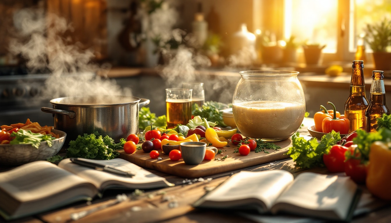 découvrez comment la bière peut rehausser vos plats grâce à des recettes savoureuses et des astuces pour l'utiliser comme ingrédient culinaire. transformez vos repas en véritables festins en intégrant cette boisson maltée dans vos préparations.