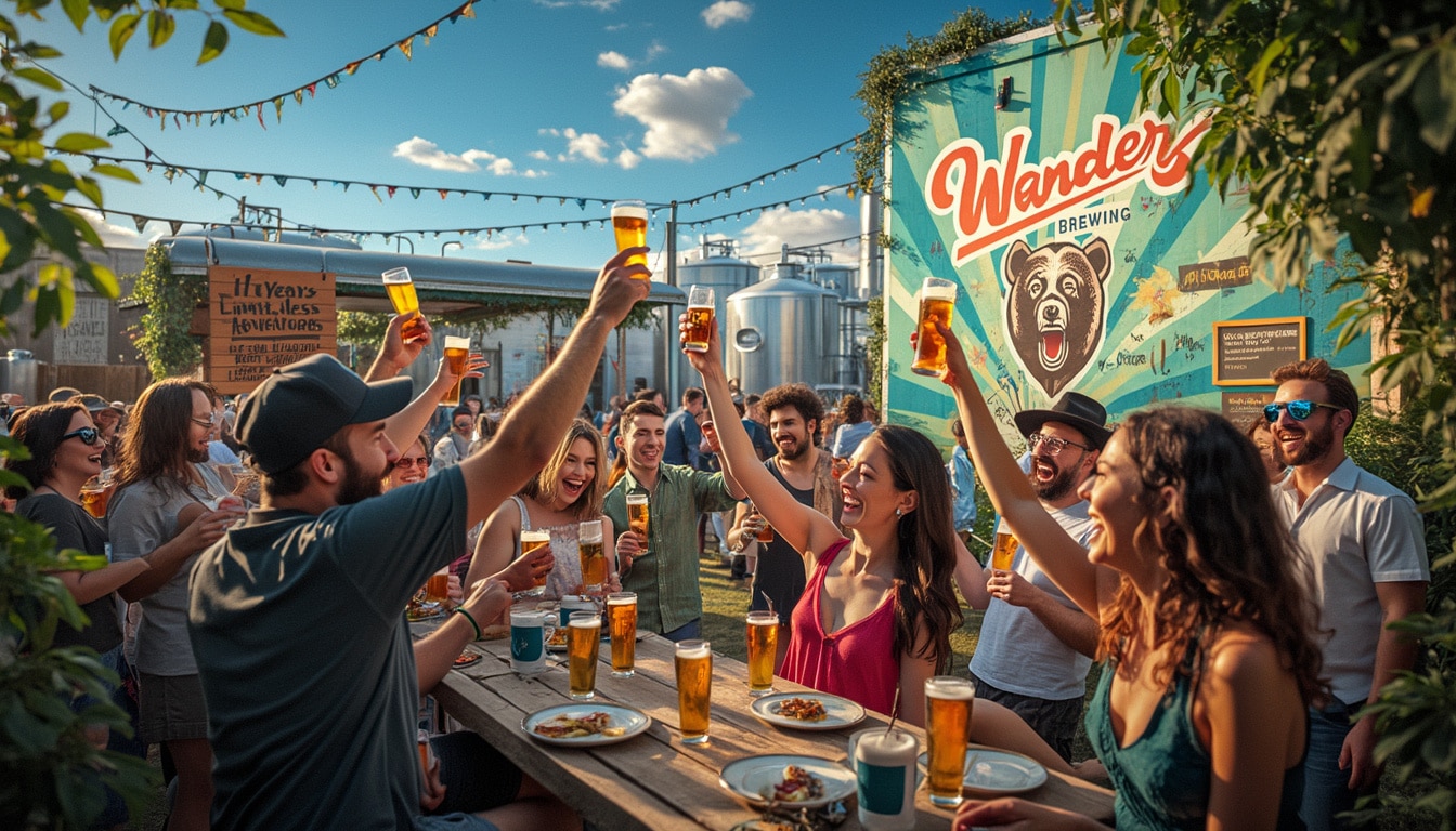 découvrez comment wander brewing célèbre 11 années d'aventures audacieuses et de créativité sans limites dans le monde de la bière artisanale. rejoignez-nous pour célébrer cette étape marquante avec des histoires inspirantes et des breuvages uniques.