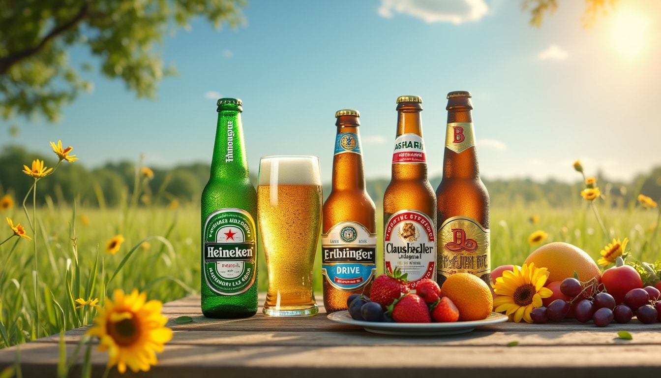 découvrez notre sélection des 5 meilleures bières sans alcool pour cet été. parfaites pour profiter des journées ensoleillées, ces options savoureuses vous permettront de vous désaltérer tout en restant léger. idéales pour les barbecues, les sorties entre amis ou tout simplement pour se rafraîchir, explorez des saveurs uniques qui vous feront oublier que vous n'êtes pas en train de boire de l'alcool.